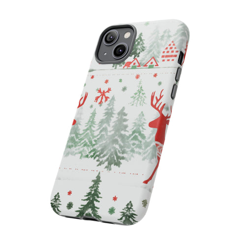 Nordic Christmas Print - Impact Resistant Phone Case